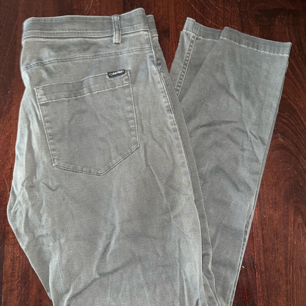 Calvin Klein Denim Gray Trousers